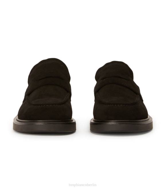 Slipper| de Tony Bianco Frauen schätze Wohnungen schwarzes Wildleder 4624587